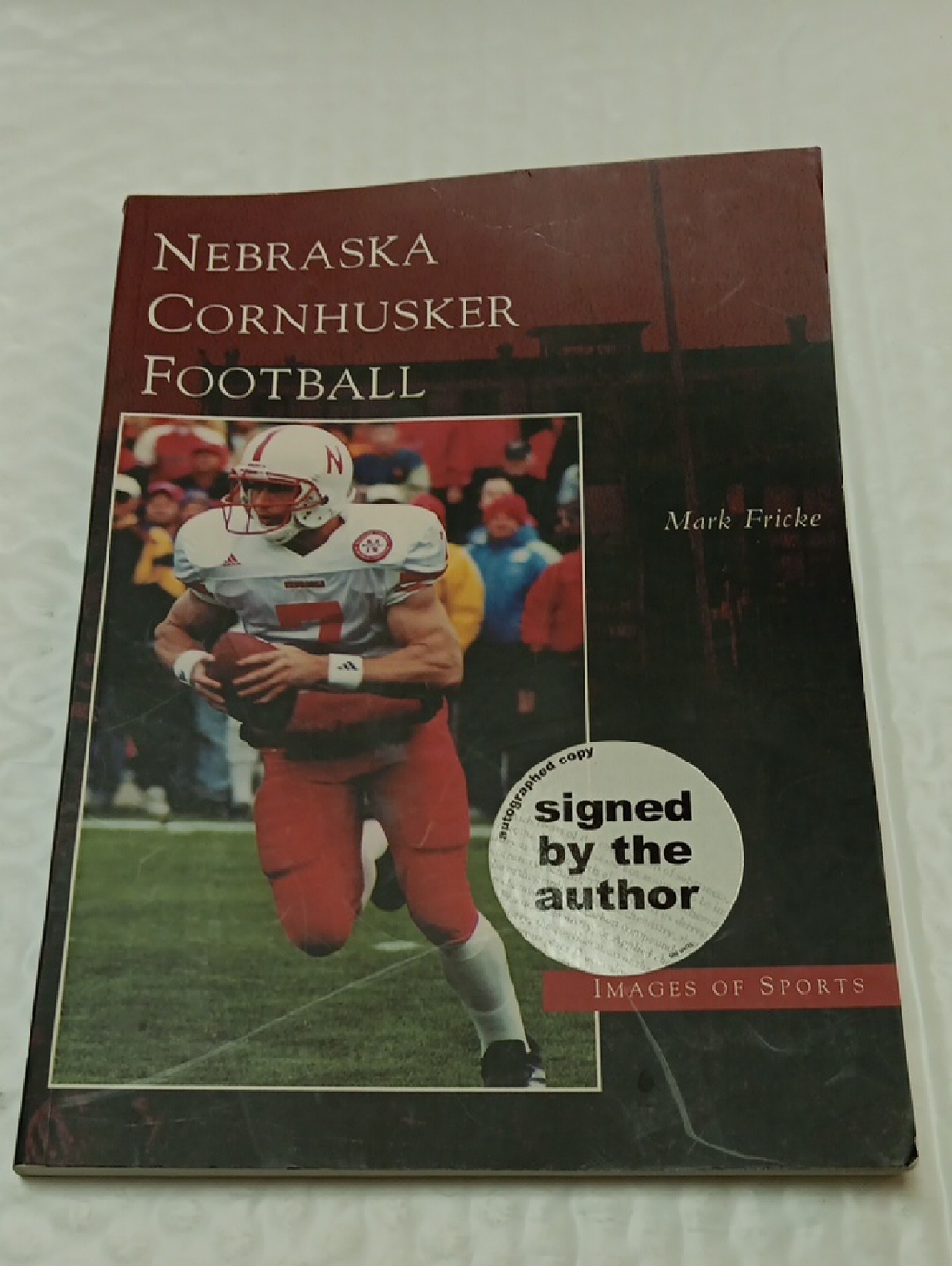 Nebraska Cornhusker Football Book - Signed by the Author - Red/White